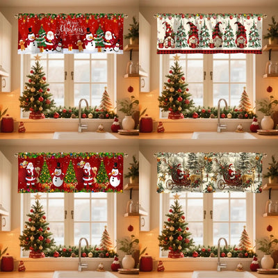 Rideau Court de Noël Décoratif