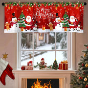 Rideau Court de Noël Décoratif