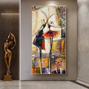 Tableau “Danse Élégante” – Peinture Abstraite sur Toile