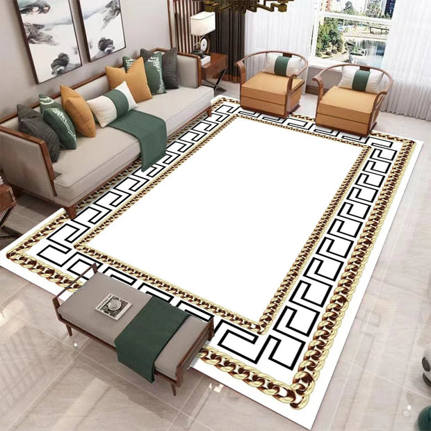 Tapis Nordique Élégance Géométrique